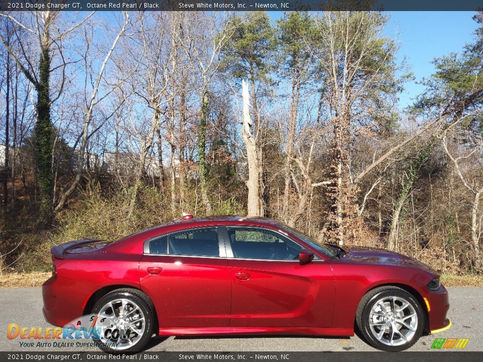 2021 Dodge Charger GT Octane Red Pearl / Black Photo #5