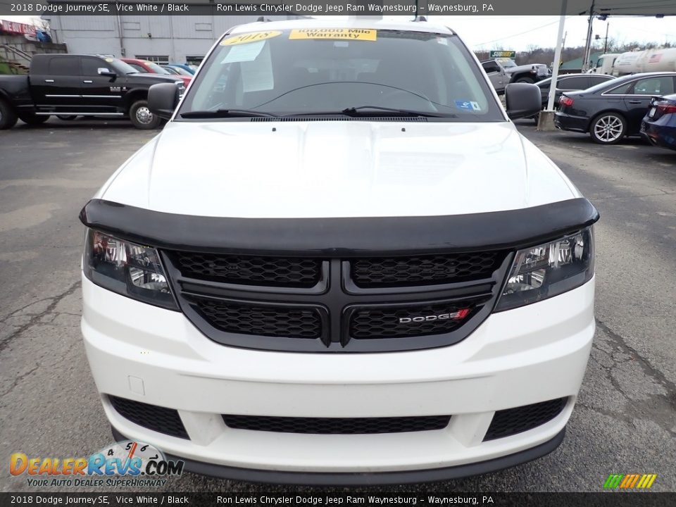 2018 Dodge Journey SE Vice White / Black Photo #9