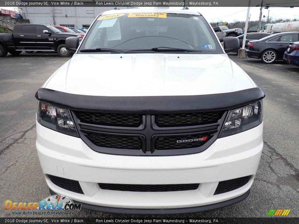 2018 Dodge Journey SE Vice White / Black Photo #9