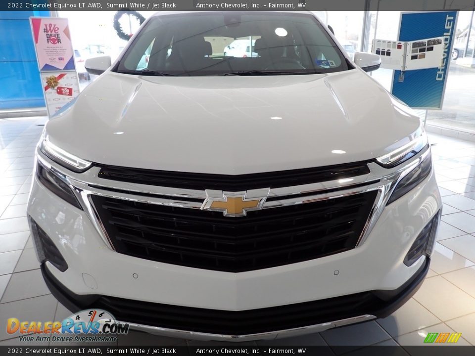 2022 Chevrolet Equinox LT AWD Summit White / Jet Black Photo #9