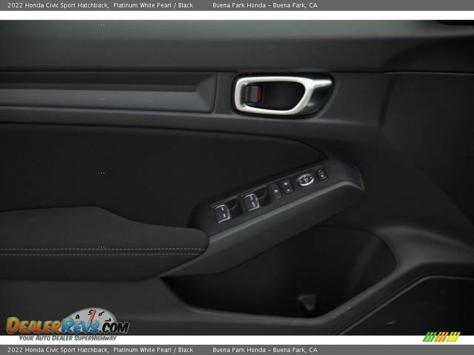 2022 Honda Civic Sport Hatchback Platinum White Pearl / Black Photo #32
