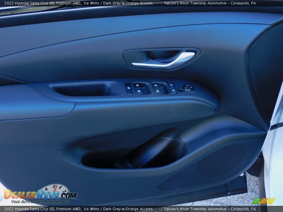 2022 Hyundai Santa Cruz SEL Premium AWD Ice White / Dark Gray w/Orange Accents Photo #14