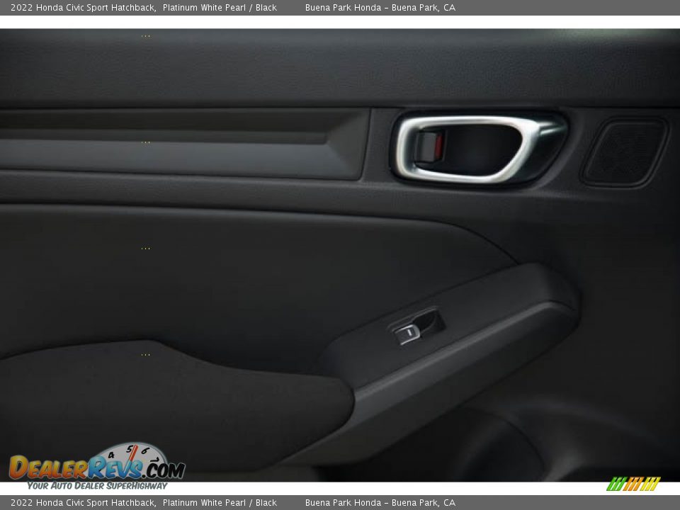 2022 Honda Civic Sport Hatchback Platinum White Pearl / Black Photo #34