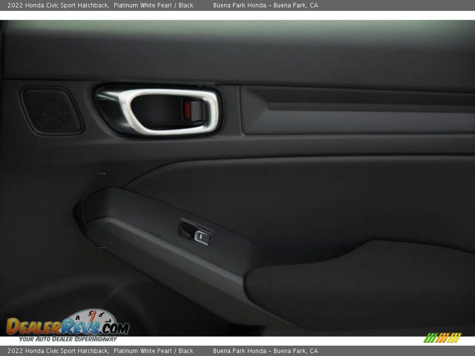 2022 Honda Civic Sport Hatchback Platinum White Pearl / Black Photo #35
