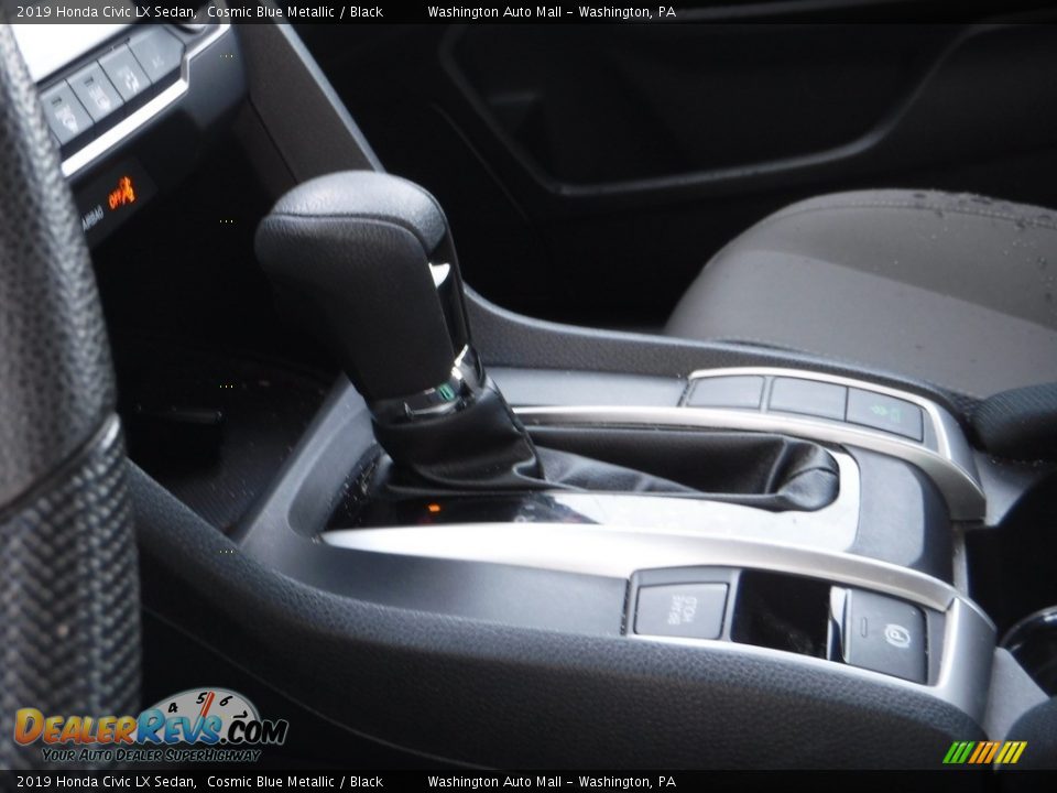 2019 Honda Civic LX Sedan Cosmic Blue Metallic / Black Photo #14