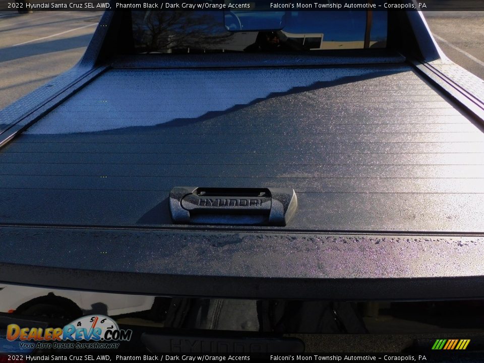2022 Hyundai Santa Cruz SEL AWD Phantom Black / Dark Gray w/Orange Accents Photo #4