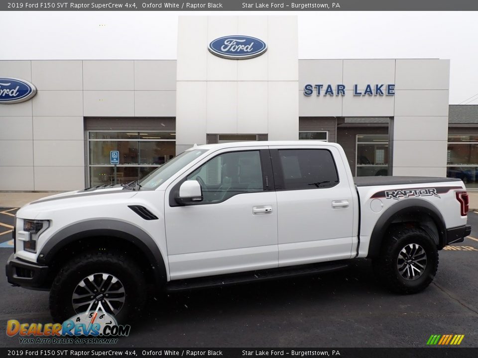 2019 Ford F150 SVT Raptor SuperCrew 4x4 Oxford White / Raptor Black Photo #1