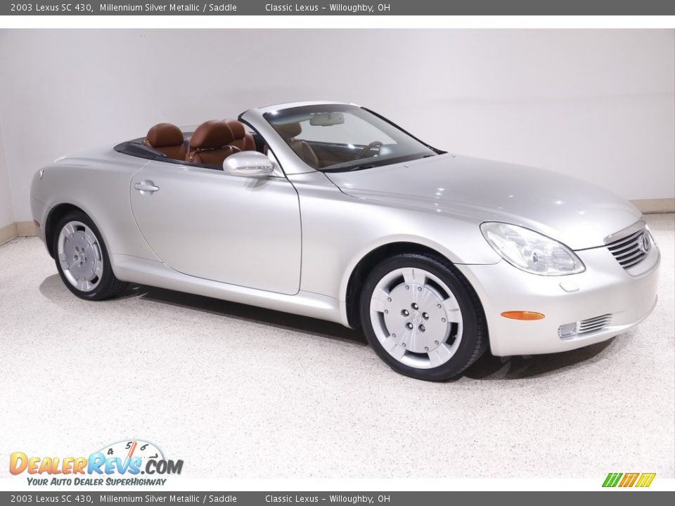 2003 Lexus SC 430 Millennium Silver Metallic / Saddle Photo #1