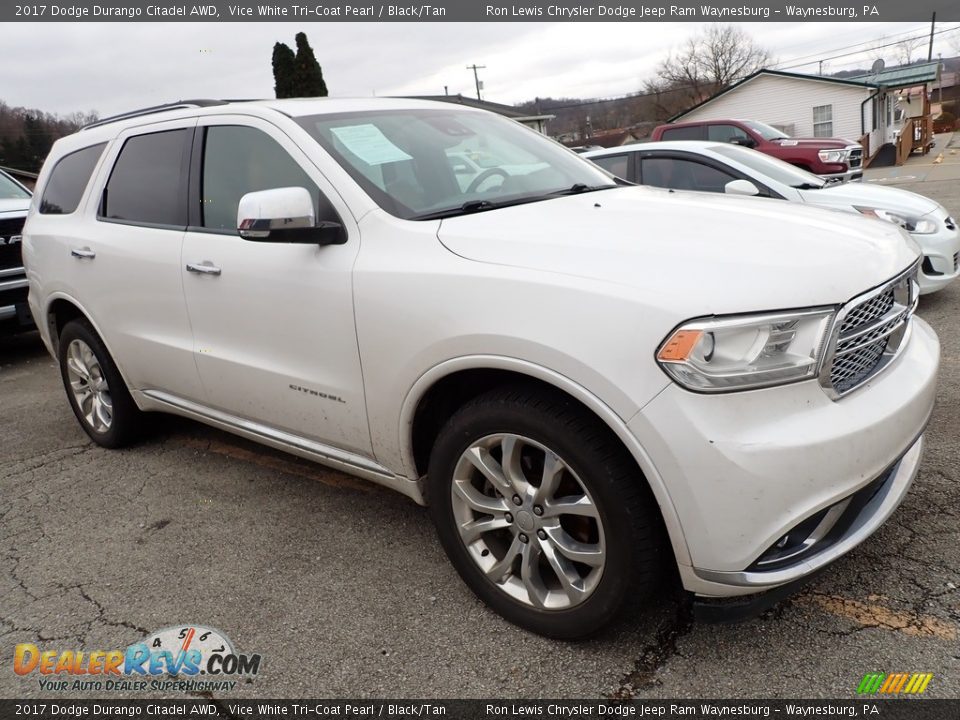 Vice White Tri-Coat Pearl 2017 Dodge Durango Citadel AWD Photo #4