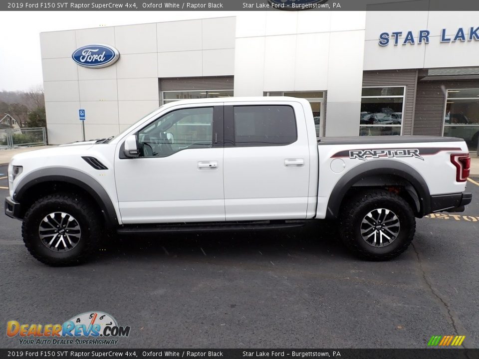 2019 Ford F150 SVT Raptor SuperCrew 4x4 Oxford White / Raptor Black Photo #2