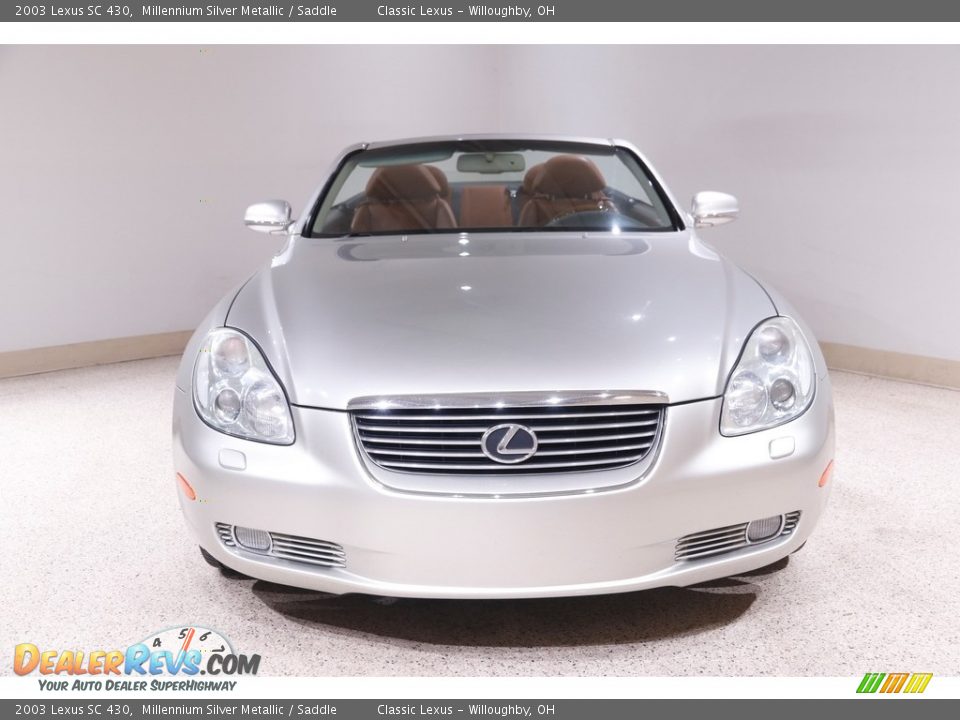 2003 Lexus SC 430 Millennium Silver Metallic / Saddle Photo #3