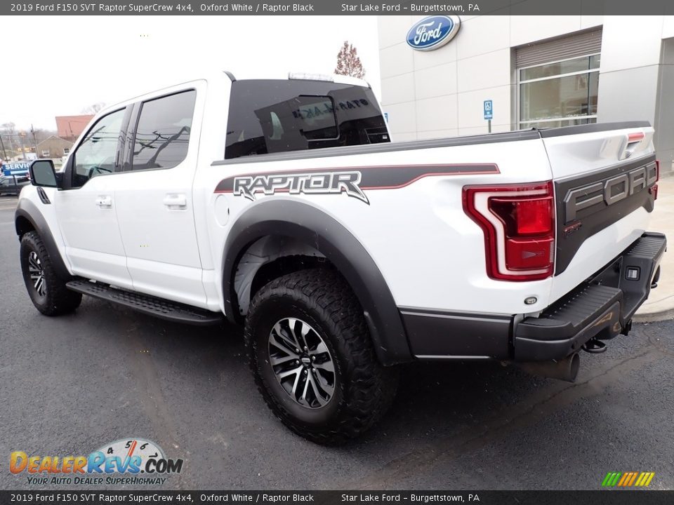 2019 Ford F150 SVT Raptor SuperCrew 4x4 Oxford White / Raptor Black Photo #3