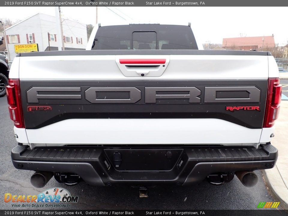 2019 Ford F150 SVT Raptor SuperCrew 4x4 Oxford White / Raptor Black Photo #4