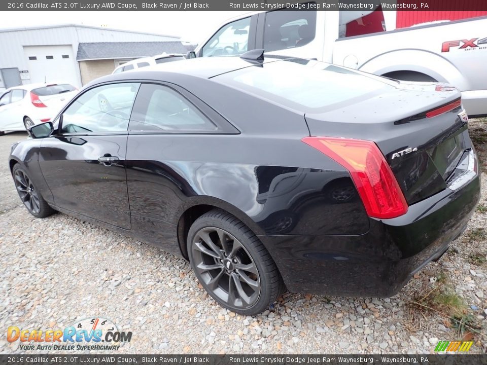 Black Raven 2016 Cadillac ATS 2.0T Luxury AWD Coupe Photo #2
