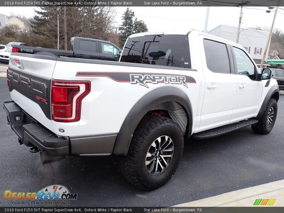 2019 Ford F150 SVT Raptor SuperCrew 4x4 Oxford White / Raptor Black Photo #6