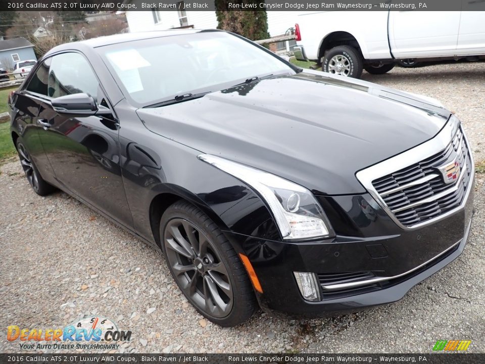 Black Raven 2016 Cadillac ATS 2.0T Luxury AWD Coupe Photo #4