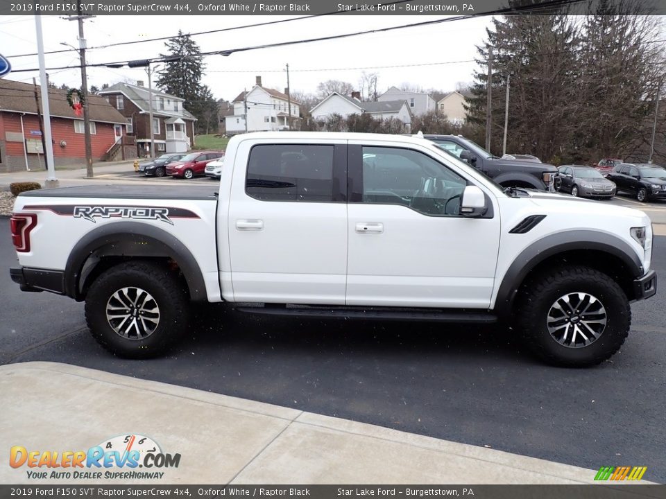 2019 Ford F150 SVT Raptor SuperCrew 4x4 Oxford White / Raptor Black Photo #7