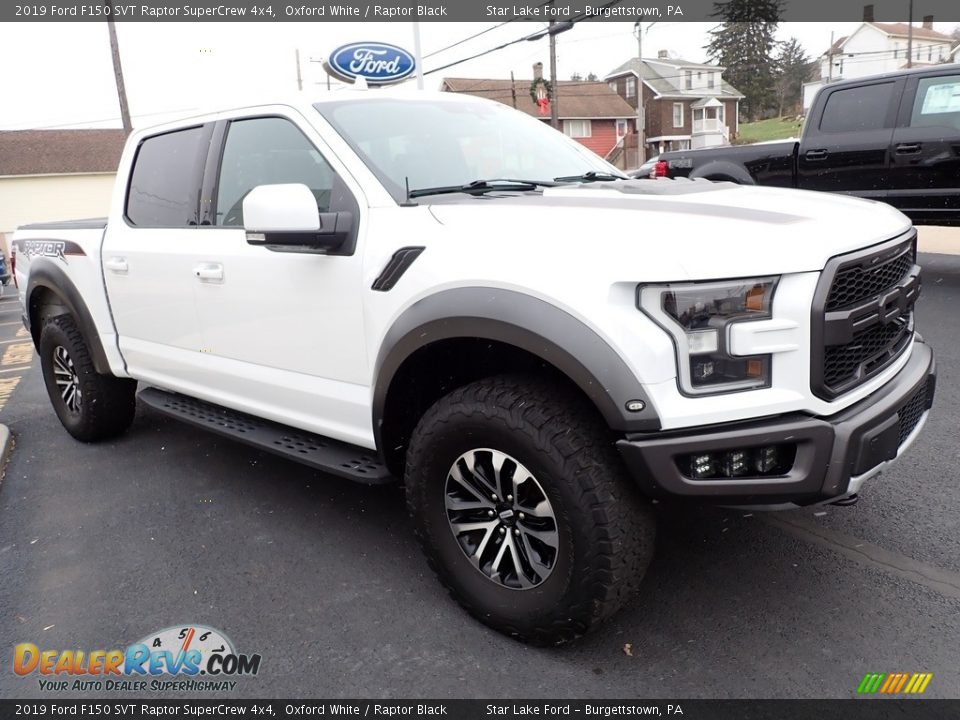 2019 Ford F150 SVT Raptor SuperCrew 4x4 Oxford White / Raptor Black Photo #8