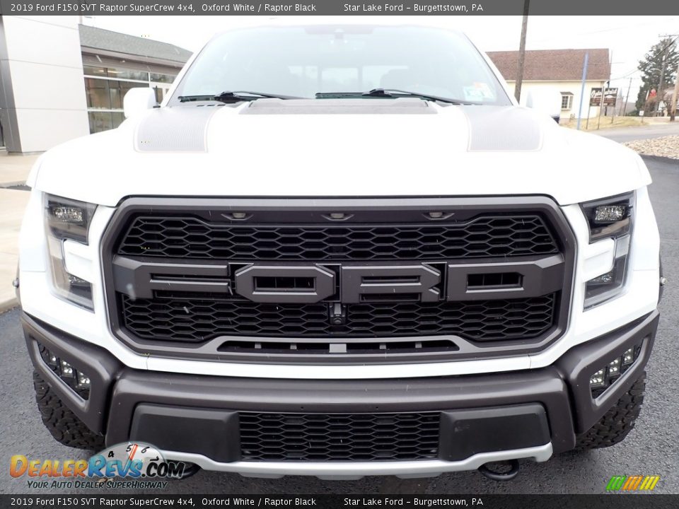 2019 Ford F150 SVT Raptor SuperCrew 4x4 Oxford White / Raptor Black Photo #9