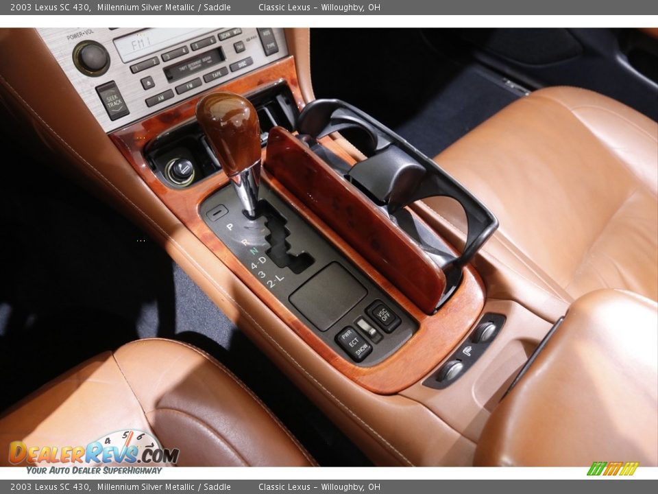 2003 Lexus SC 430 Millennium Silver Metallic / Saddle Photo #17