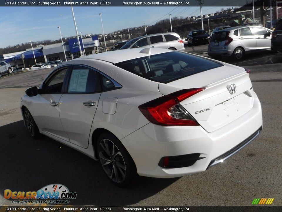 2019 Honda Civic Touring Sedan Platinum White Pearl / Black Photo #8