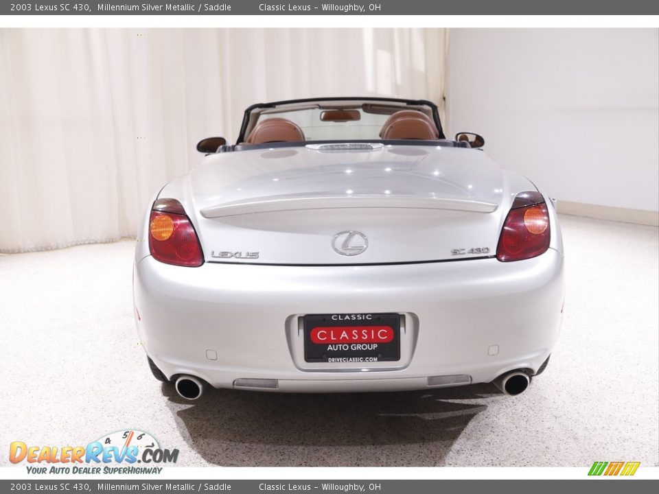 2003 Lexus SC 430 Millennium Silver Metallic / Saddle Photo #22