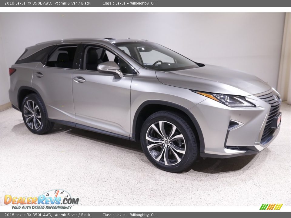 2018 Lexus RX 350L AWD Atomic Silver / Black Photo #1