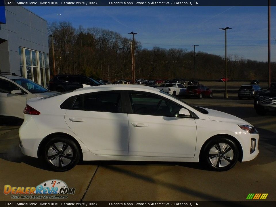 2022 Hyundai Ioniq Hybrid Blue Ceramic White / Black Photo #1