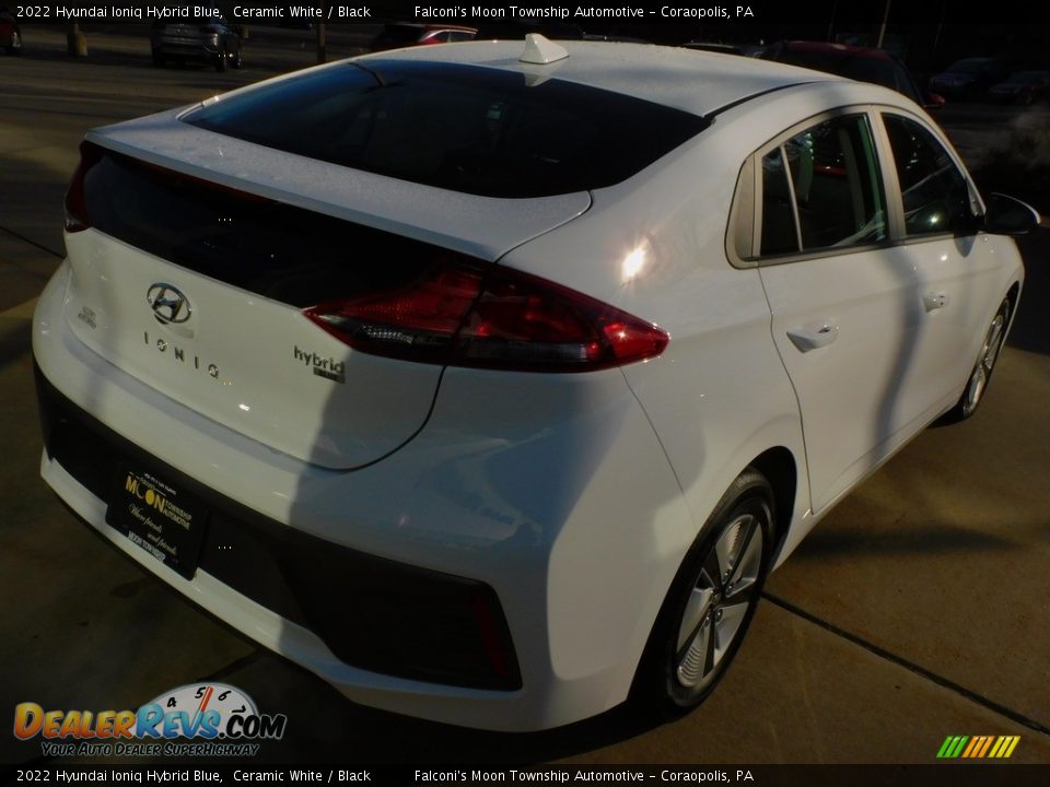 2022 Hyundai Ioniq Hybrid Blue Ceramic White / Black Photo #2