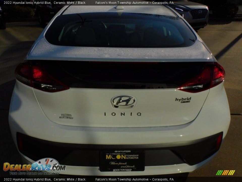 2022 Hyundai Ioniq Hybrid Blue Ceramic White / Black Photo #3