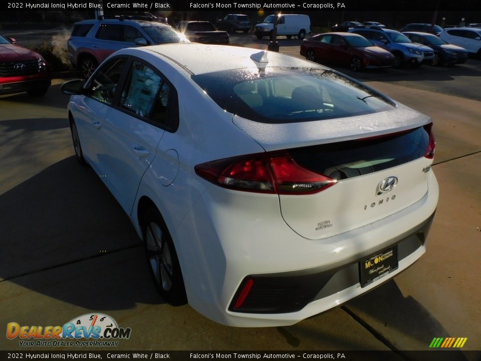 2022 Hyundai Ioniq Hybrid Blue Ceramic White / Black Photo #5