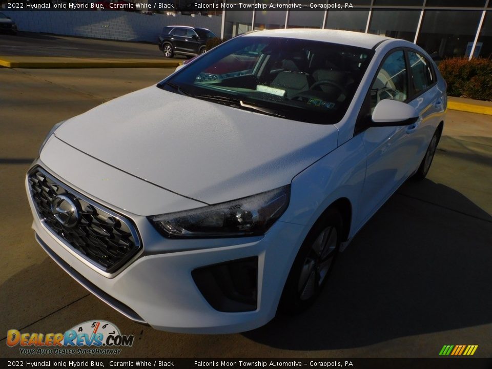 2022 Hyundai Ioniq Hybrid Blue Ceramic White / Black Photo #7