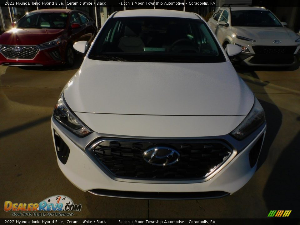 2022 Hyundai Ioniq Hybrid Blue Ceramic White / Black Photo #8