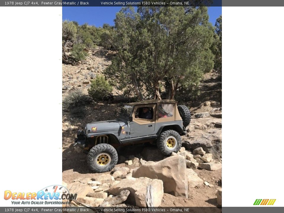 Pewter Gray Metallic 1978 Jeep CJ7 4x4 Photo #12