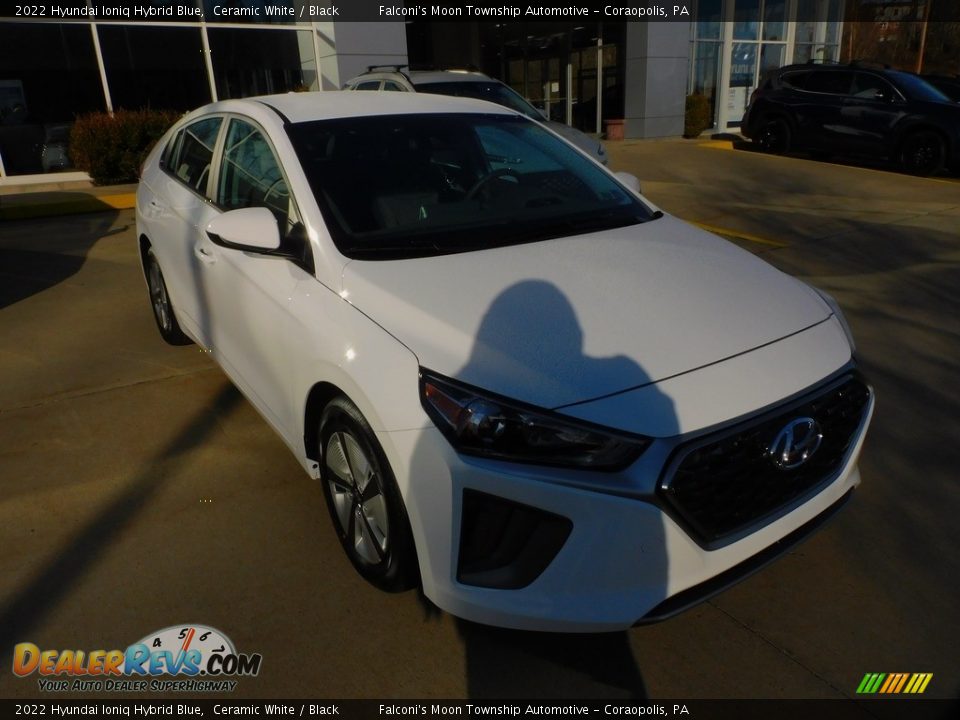 2022 Hyundai Ioniq Hybrid Blue Ceramic White / Black Photo #9