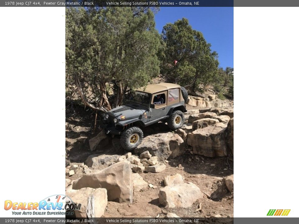 Pewter Gray Metallic 1978 Jeep CJ7 4x4 Photo #13