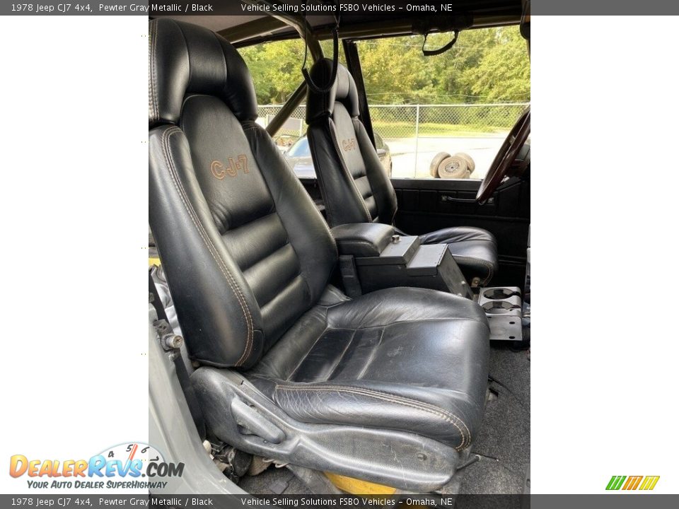 Front Seat of 1978 Jeep CJ7 4x4 Photo #14