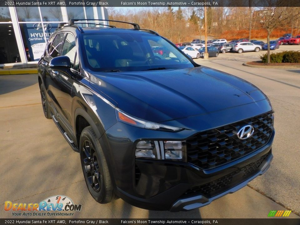 2022 Hyundai Santa Fe XRT AWD Portofino Gray / Black Photo #9