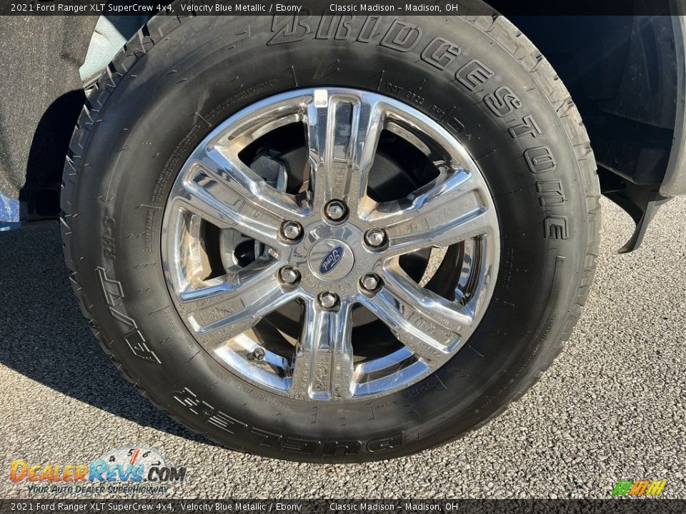 2021 Ford Ranger XLT SuperCrew 4x4 Velocity Blue Metallic / Ebony Photo #5