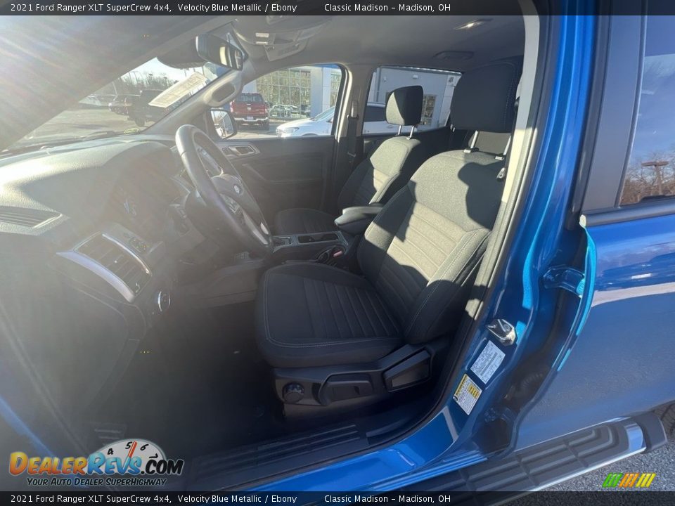2021 Ford Ranger XLT SuperCrew 4x4 Velocity Blue Metallic / Ebony Photo #6
