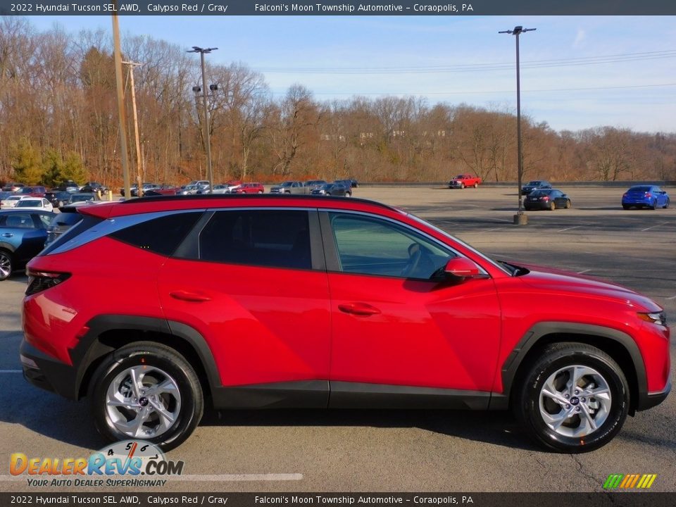 2022 Hyundai Tucson SEL AWD Calypso Red / Gray Photo #1