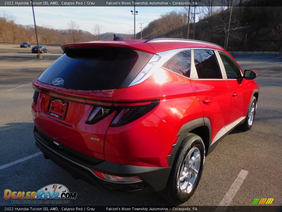 2022 Hyundai Tucson SEL AWD Calypso Red / Gray Photo #2