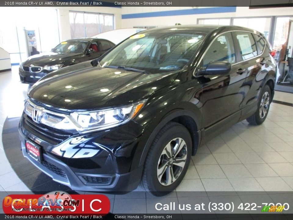 2018 Honda CR-V LX AWD Crystal Black Pearl / Black Photo #1