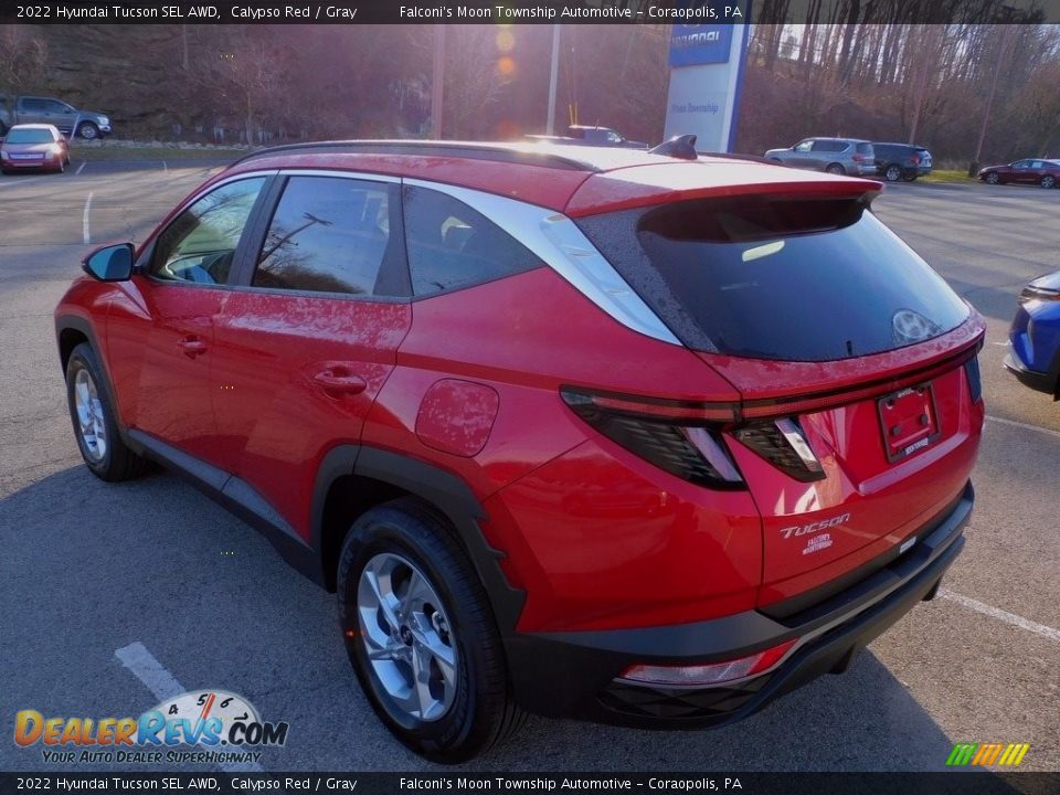 2022 Hyundai Tucson SEL AWD Calypso Red / Gray Photo #5