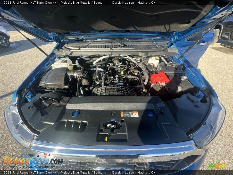 2021 Ford Ranger XLT SuperCrew 4x4 Velocity Blue Metallic / Ebony Photo #16
