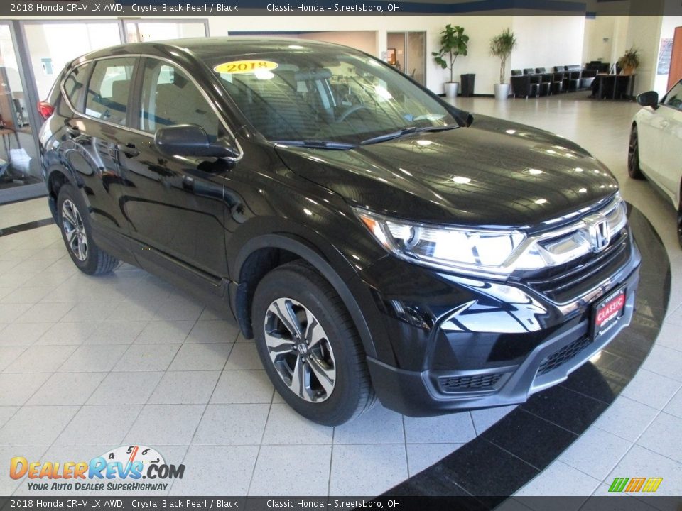 2018 Honda CR-V LX AWD Crystal Black Pearl / Black Photo #3