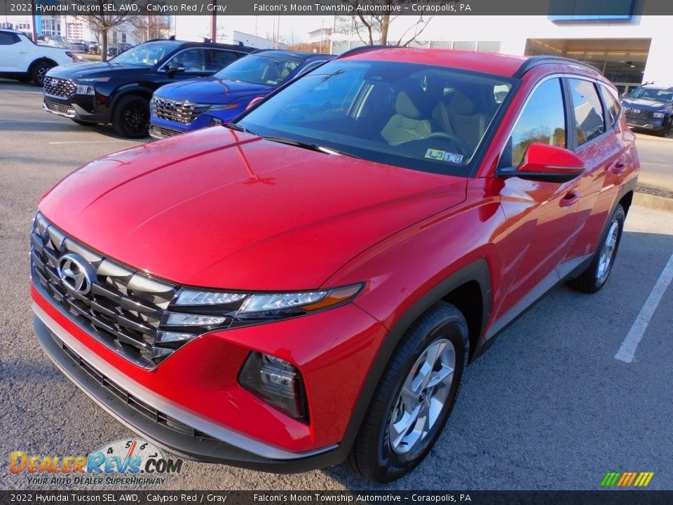 2022 Hyundai Tucson SEL AWD Calypso Red / Gray Photo #7