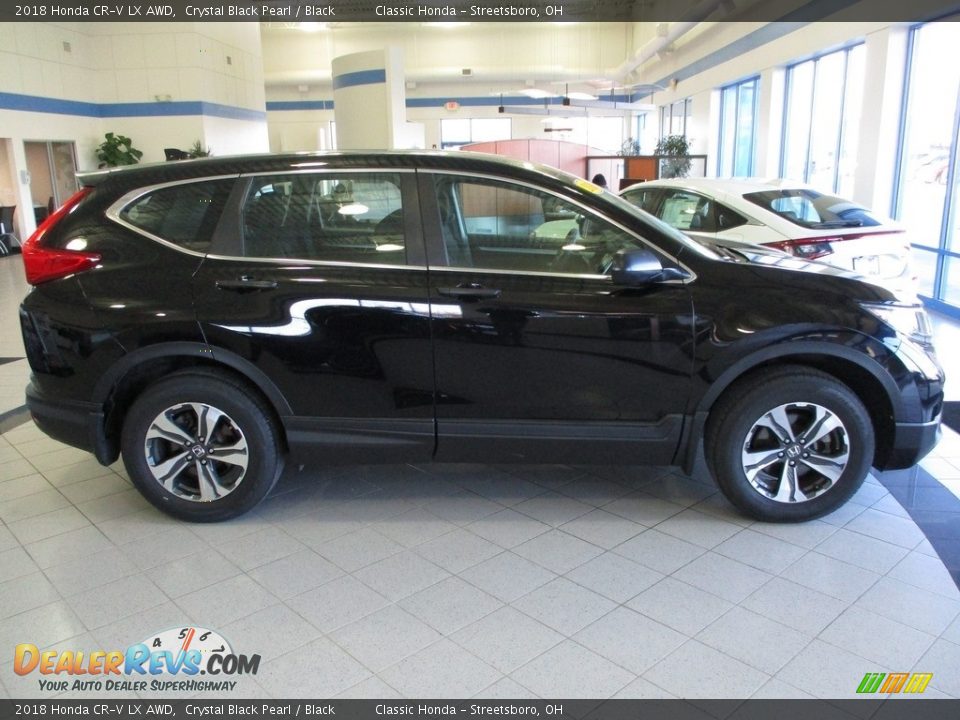 2018 Honda CR-V LX AWD Crystal Black Pearl / Black Photo #4