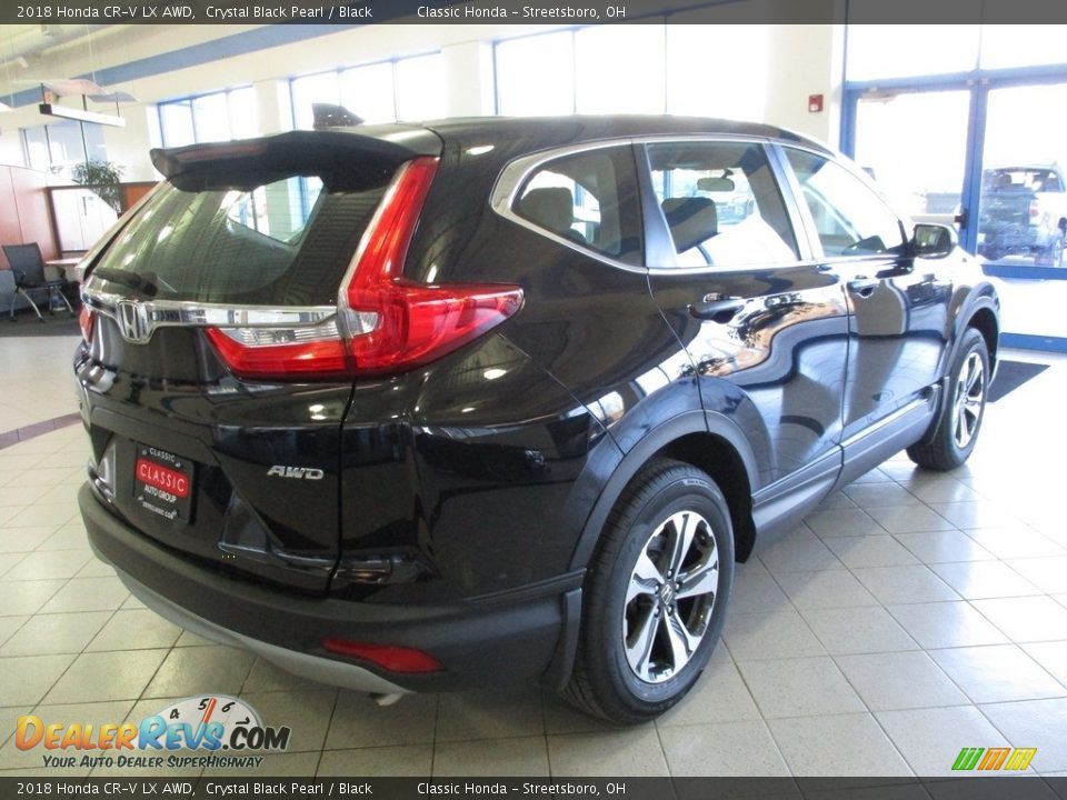 2018 Honda CR-V LX AWD Crystal Black Pearl / Black Photo #7