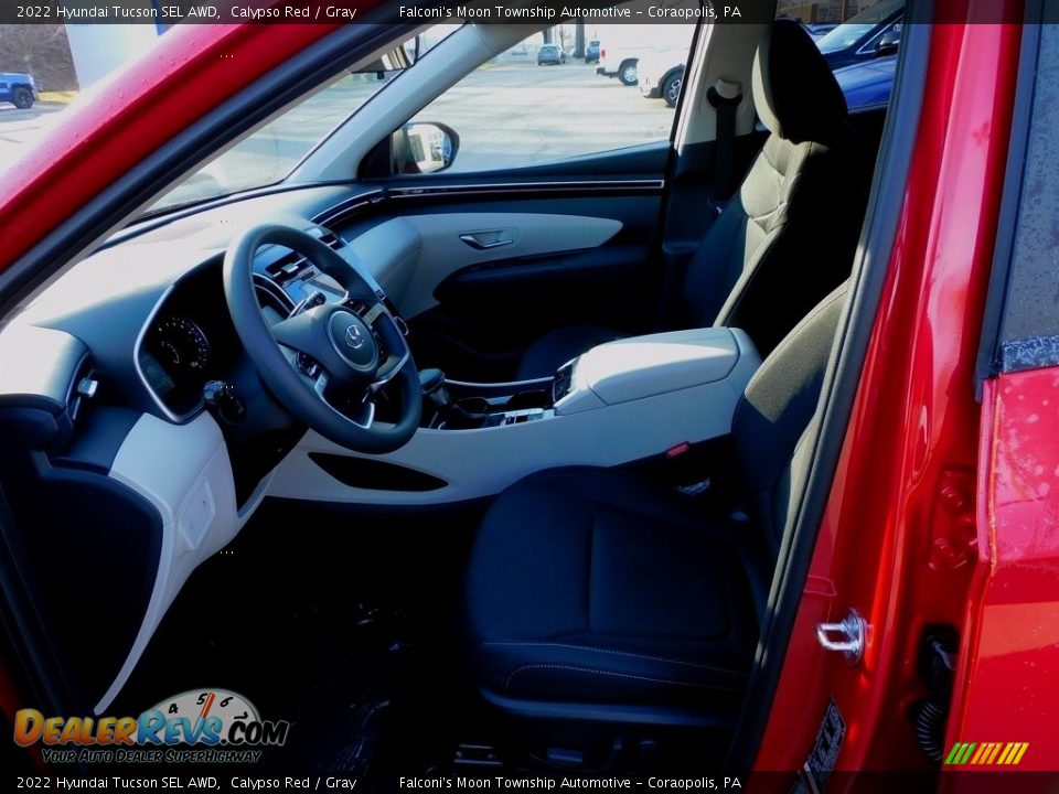 2022 Hyundai Tucson SEL AWD Calypso Red / Gray Photo #11